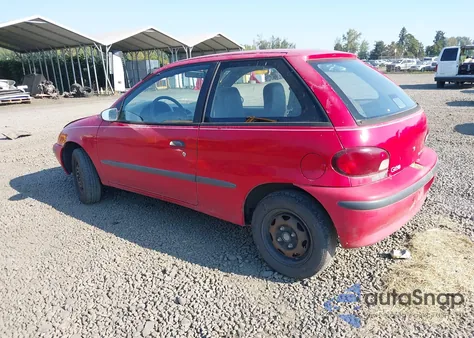 1996 Geo Metro Lsi из США, поврежденный, VIN 2C1MR2298T6765559